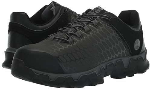 Image of Timberland PRO Men's Powertrain Sport Alloy Safety Toe Industrial Athletic Work Shoe, Black /Grey-2024 New Raptek, 10