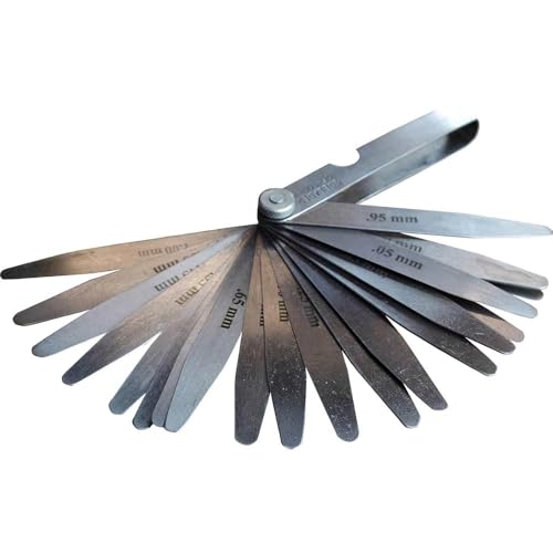 Faithfull FAIAUFEELER Metric Feeler Gauge - 20 Blade 0.05-1.00mm