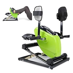 Elektronische Fysiotherapie Rehab Bike Trainer Exerciser Cycle Arm Leg Pedal Exerciser Bike Health Recovery Pedal Exerciser met metalen voet en beensteun, fysieke revalidatie trein voor ouderen