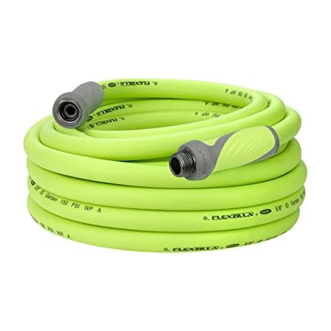 Flexzilla Garden Hose with SwivelGrip, 5/8 in. x 50 ft., Heavy Duty, Lightweight, Drinking Water Safe, ZillaGreen - HFZG550YWS-E Cover