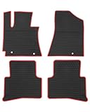 Megiteller Alfombrillas de Coche para Hyundai Tucson 2016 2017 2018 2019 2020 2021 inodoras, Color Rojo