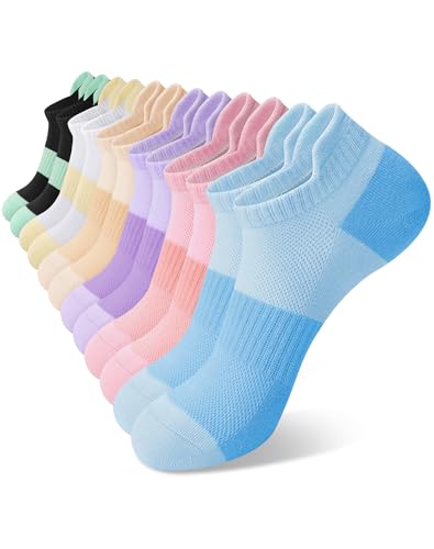 Image of 6 Pairs Ankle Socks for Women - Lightweight Low Cut No Show Casual Cotton Socks Breathable