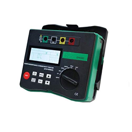 Another angled view of the DUOYI DY4300 Digital Earth Tester