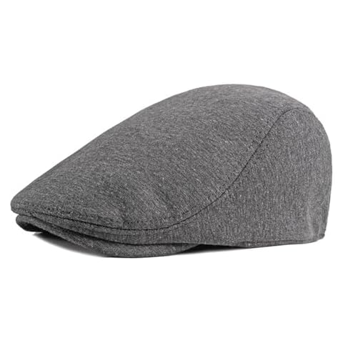 Fadcaer Men's Brushed Cotton Flat Cap Cover