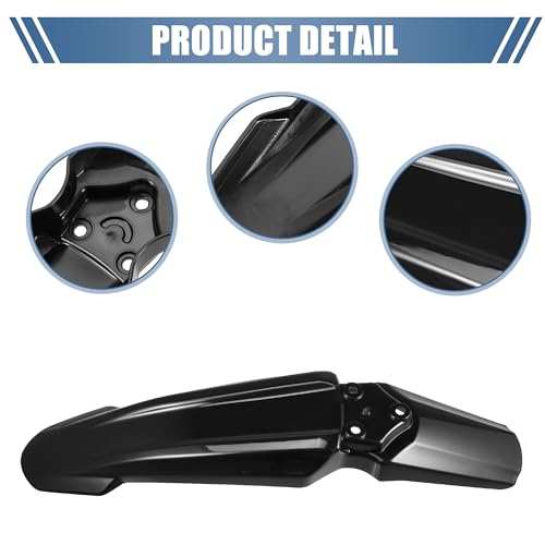 Image of ACROPIX Motorcycle Rear Tail Mud Guard Fender Dirt Bike Pit Mudguard Modified Mud Flap Protector Black Fit for Surron S for Surron x - Pack of 1