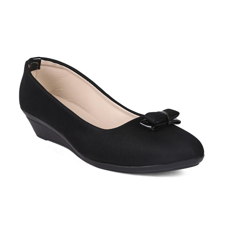 GULAOTHI FOOTWEAR Casual | Latest Collection | Comfortable Stylish Solid Wedge Heel Slip-On Bellies & Ballerina for Womens & Girls