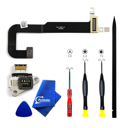 Ipartsleader A1534 Io Usb-c Power Board Dc Jack Wflex Cable Replacement For M...