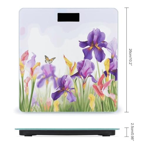 Báscula Digital de Baño Iris Butterfly con LCD Grande miniatura 2