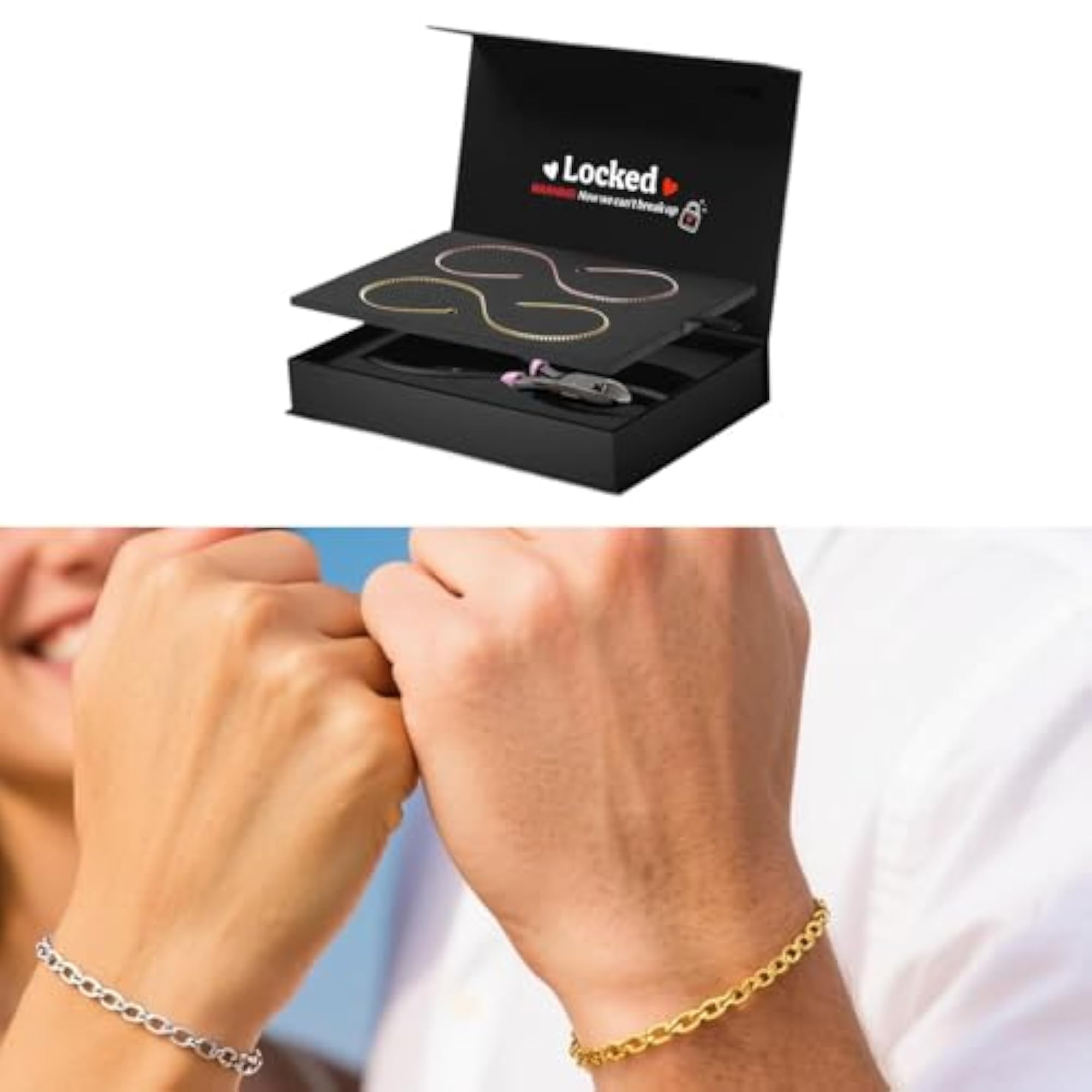 Permanent Bracelet Kit Locked Bracelet for Valentine's Day