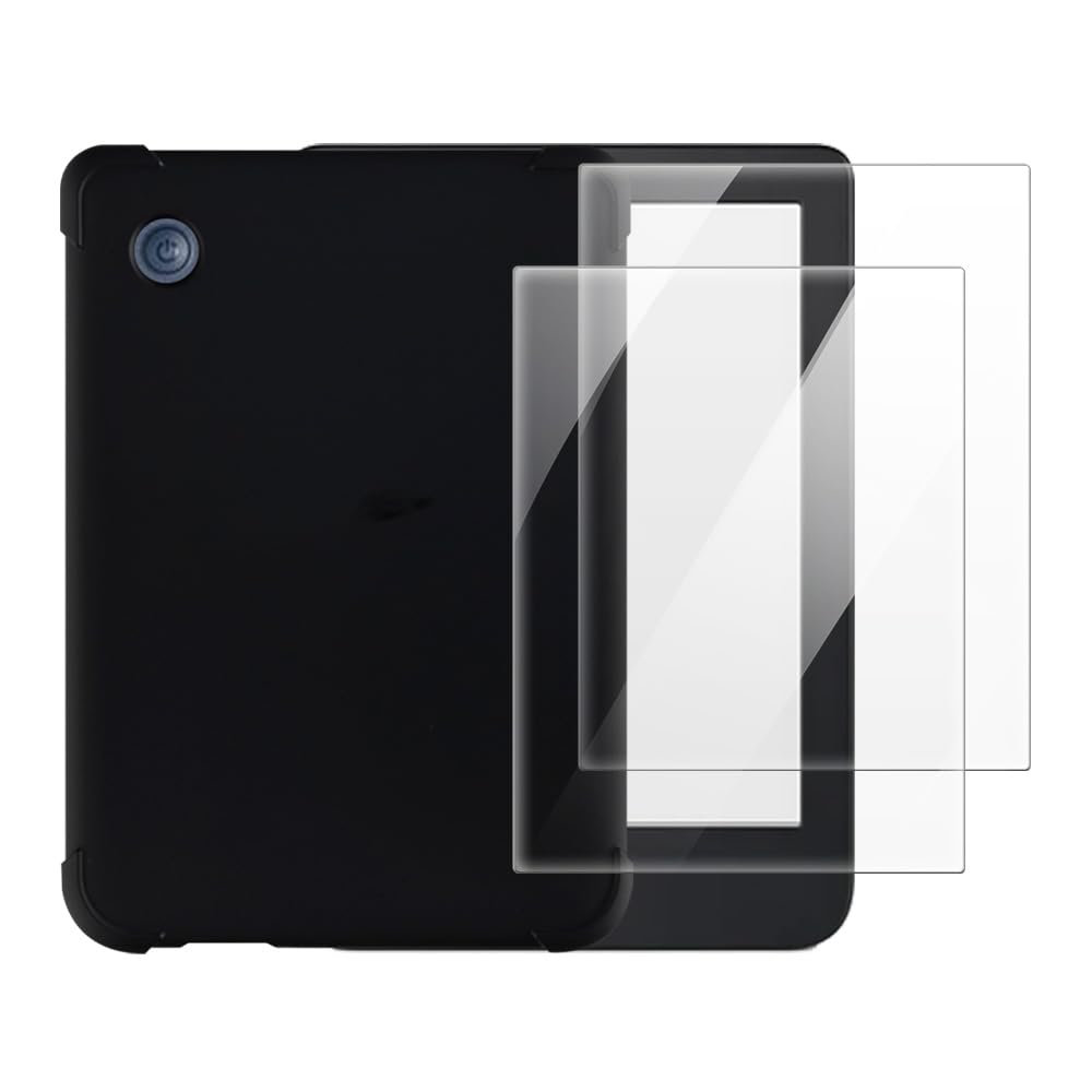 Funda Kobo Clara 2E para evitar pantallas rotas con vidrio templado negro 2 en 1 8