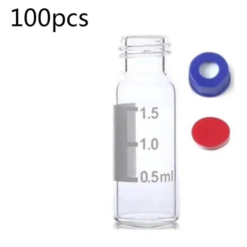 Laborausstattung und -bedarf 100 STÜCKE 2 ml Transparente Flaschen Glas Labor 9-425 Klare Fläschchen