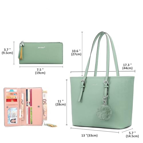 Image of TANTOMI Tote Bags for Women, Handbags and Womens Purses Shoulder Purse Set for Travel Work
