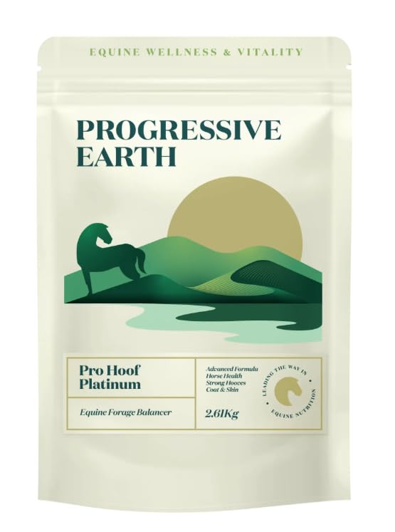 Progressive Earth Pro Hoof Patinum Advanced Horse Hoof, Coat & Skin Balancer & Supplement with MSM 2.61kg