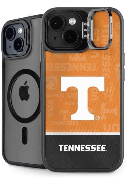 Skinit Kickstand Phone Case Compatible with iPhone 15 - Officially Licensed University of Tennessee Split Jersey Design