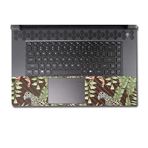 Image of MightySkins Carbon Fiber Skin Compatible with Alienware M17 R5 (2022) Full Wrap Kit - Tiger Jungle | Protective, Durable Textured Carbon Fiber Finish | Easy to Apply & Change Styles | Made in The USA