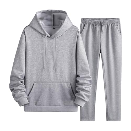 スウェット 裏起毛 上下 メンズ 大きいサイズ パーカー ジャージ 上下セット(長袖・ロングパンツ) 男女兼用 上下セット スウェット メンズ セットアップ 裏起毛 無地 クルーネック ルームウェア 部屋着 寝巻き パジャマ 1-Grey2XL