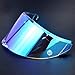 AGV Pista Corsa Gprr Visor Commpatible with for Day and Night Use (Aurora Blue)