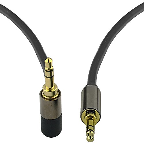 Mediabridge™ 3.5Mm Male To Male Right Angle Stereo Audio Cable (8 Feet) - 90° Connector For Flush Connections - Step Down Design For Smartphone, Tablet & Mp3 Cases - (Part# Mpc-35Ra-8) #TOP2