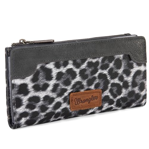 Image of Montana West Wrangler Minimalist Wallet for Women Credit Card Wallet Ladies Travel Wallets Monederos de Mujer Card Cases & Money Organizers with Smooth Zippers for Women