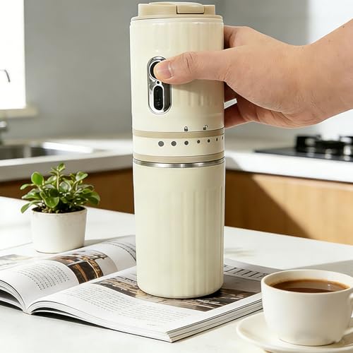 Cafetera de vacío portátil con molinillo y vaso 2900 cc miniatura 3