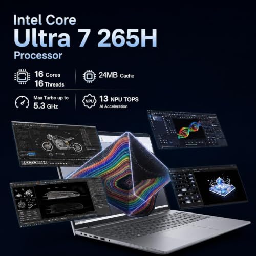 Image of HP ZBook X G1i AI Laptop, 16 inch FHD+, Intel Ultra 7 265H, 64GB DDR5, 2TB SSD | Next Gen ZBook Power, Mobile Workstation PC, NVIDIA RTX PRO 1000 Blackwell 8GB, FP, 3-Yr WRT, Wi-Fi 7, USB C HUB, Win 11 Pro