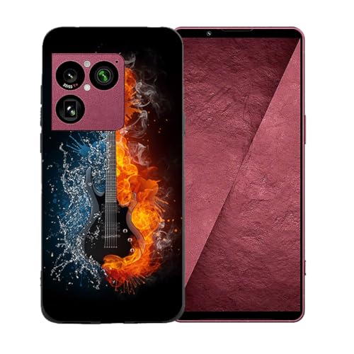 LCEHTOGYE �K�p Sony Xperia 1 VIII�p�P�[�X�A�K�p Sony Xperia 1 VIII (6,5")�ƌ݊����̂��钴���^�u���b�N�\�t�gTPU�V���R���Q���P�[�X�ی�J�o�[ - BST16