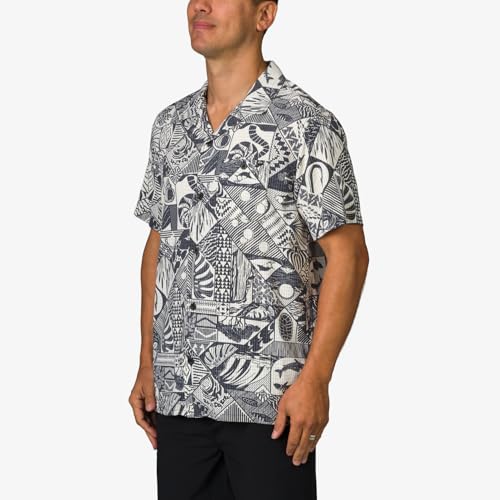 REEF Men's Short Sleeve Woven Button Up Shirt - image 2