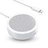 Uwecan Konferenz-Lautsprecher,Tragbarer Line-In Lautsprecher,Integriertes Mikrofon Mit Kristallklarem Stereo-Sound…