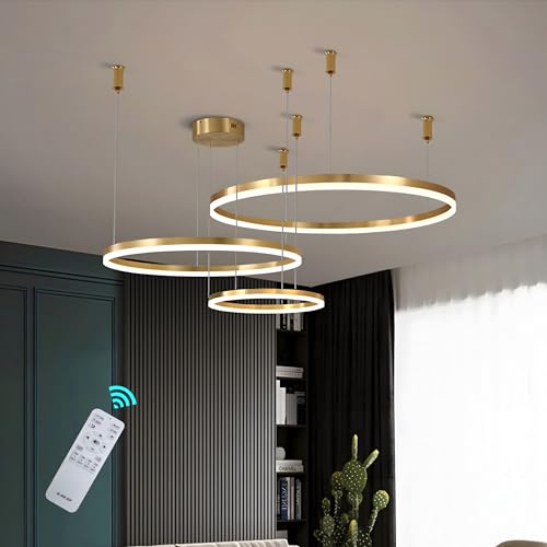 Plafonnier rond acrylique de haute qualité HJMMHX à suspension LED variable