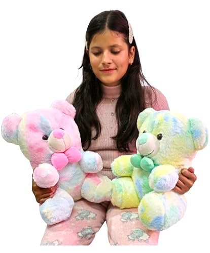 Image of SIVIGE Newly Huggable Cute & Soft Teddy Bear Plush Toy Birthday Gift for Kids,Girls,Wife,Girlfriend,Husband Plush & Stuffed Toys (Cute Pink Teddy)