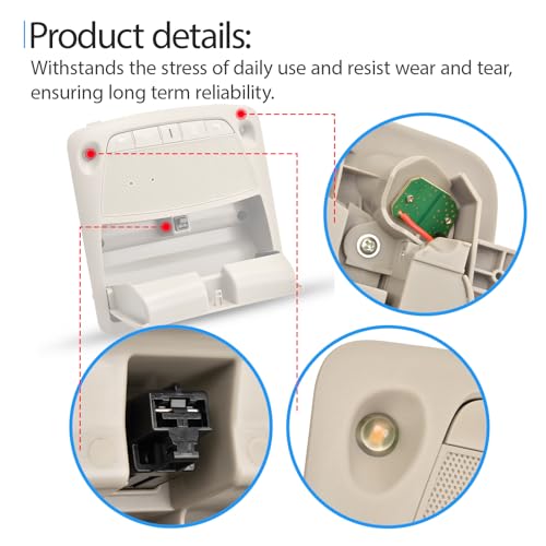 Lámpara LED de lectura interior compatible Nissan 2013-2018 miniatura 6