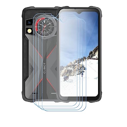 FZZSZS (4-Pack) Screen Protector for Cubot King Kong 9, Anti Scratch 9H Hardness Protective Film Premium HD Clarity Tempered Glass Friendly Designed for Cubot King Kong 9 (6.58