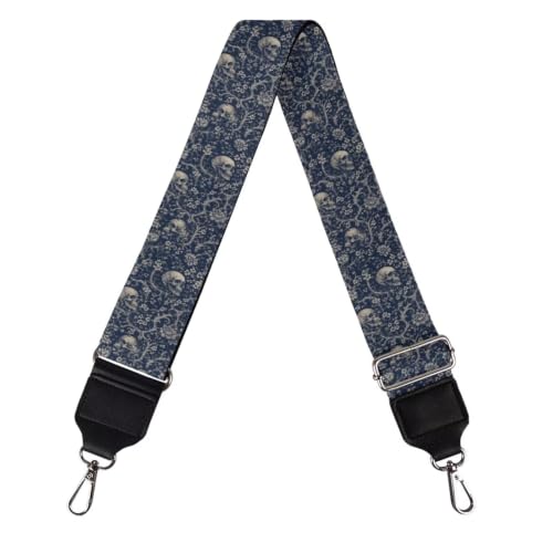Image of Adjustable Purse Strap for Women, Crossbody Wide Handbag Strap Replacement, Sturdy Bag Strap with Silver Hardware