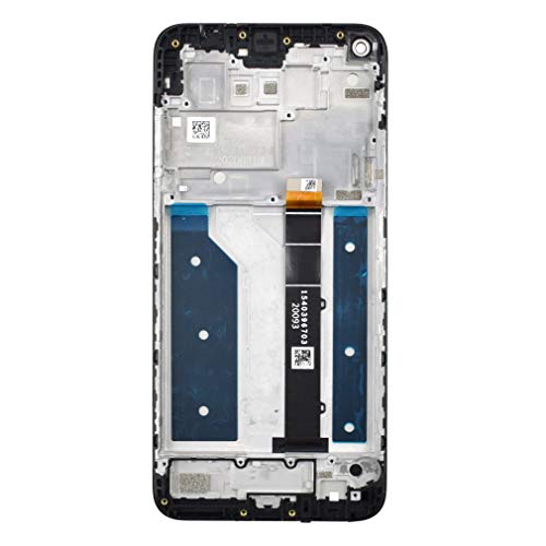 Image of LMQ630EAW LCD Screen Touch Digitizer Glass with Screen Frame Replacement for LG K61 LM-Q630EAW Q61 Black