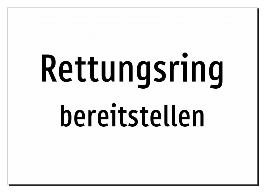 30108-DE-T-13 | Rettungsring - bereitstellen