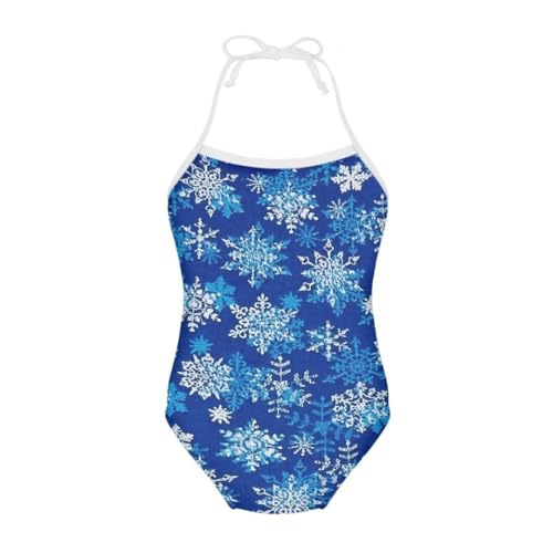 Cute Girls Swimsuit Summer Halter Modest One Pieces Swimwear for 3-10 Years