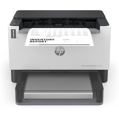 HP Laserjet Imprimante Tank 1504w, Noir et Blanc, Imprimante pour Entreprises, Imprimer, Format...