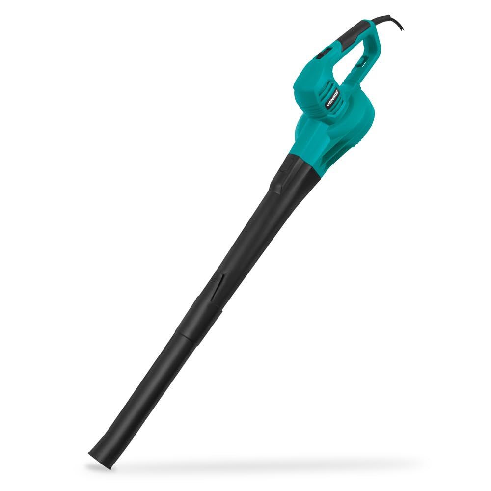VONROC Soplador de hojas 650W - modelo con cable - 2 velocidades: 120 km/h - 190 km/h