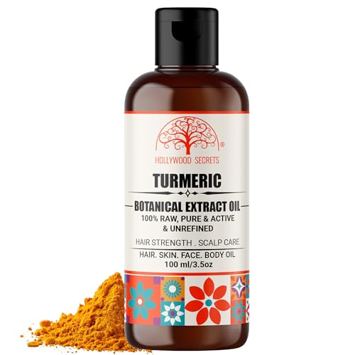 Image of Organic Pure Turmeric Curcumin Oil Face Skin Hair 100 ml
