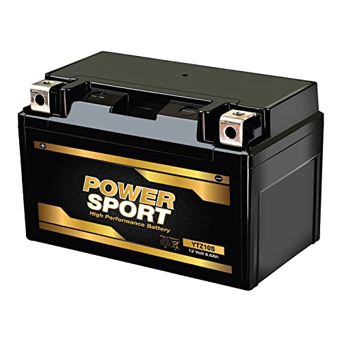 ExpertPower YTZ10S AGM Motorcycle 12V Battery - 8.6Ah 220 CCA Powersports Batteries for CBR1000RA Ninja 650 YZF-R1 YFM35R Raptor ATV Maxam 2013 Scooter OEM Fit Replacement
