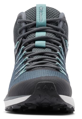 Image of Columbia Women's Trailstorm Mid Waterproof Hiking Shoe, Graphite /Dusty Green, 8 Wide