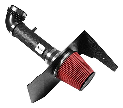 DNAMotoring AIP-2-HS-CAMARO12V6-BKBK Air Intake System and Heat Shield