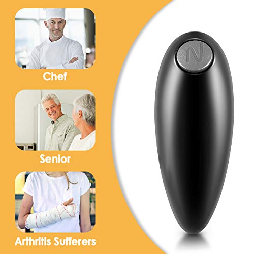 Electric Can Opener - 10s Automatic Hands-Free, Battery Powered | Safe Smooth Edge for Seniors & Arthritis Sufferers - Image 3