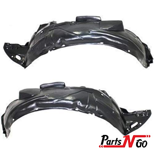 Parts N Go 06-11 Civic Fender Liners Splash Guard Pair Front Driver & Passenger Side Lh/Rh Liner - Ho1250106, Ho1251106, 74101-Sva-A00, 74151-Sva-A00 #TOP1