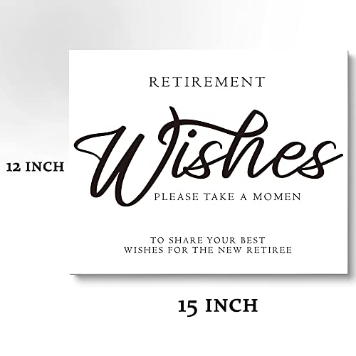Retirement Wishes Art Printed Posters, Retired Message Canvas Poster With Frame, Retirement Party Decoration, Retirement Party Signature, Retirement Memorial, Farewell Gifts, Ready To Hang 12''X15'' (Dl236) #TOP1