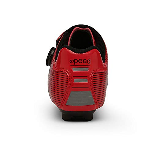 Image of Breathable Road Bike Cycling Shoes MTB Bicycle Shoes Mens Womens with Quick lace Self-Locking Compatible SPD Cleats