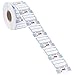 Oil Change Sticker - 500-Count Auto Service Reminder Sticker Roll, Next Service Due Sticker, Removable Vinyl Stickers for Cars, 2 x 2 Inches