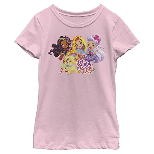 T-shirt Sunny Day avec imprimé haute résistance Nickelodeon rose