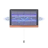 Nicehedtop 2400V Lámpara Mata Anti Atrapa Mosquitos Killer Lamp Electrico,Lámpara Mosquitos Electrónico Profesional 6W,Lámpara Luz Antimosquitos Electrico contra Mosquitos Polillas Moscas