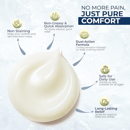 Sombra Cool Pain Relief Gel Cold Pain Relief for Swelling, Growing Pains, Soreness, Post-Workout, Vegan Formula Free of Artificial Fragrances, Dyes, NSAID, Wax, Petroleum, Alcohol - 2oz Jar (2 Pack)